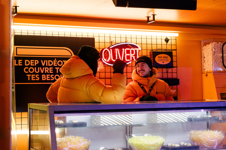 Le Dep Vidéotron à Igloofest Montréal