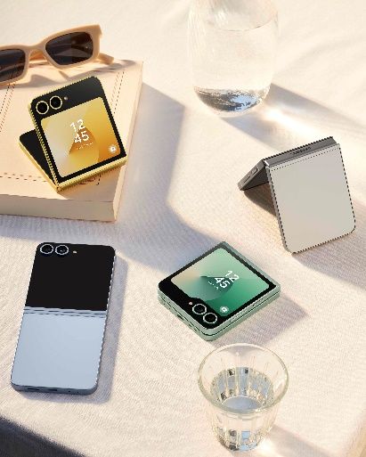 Différentes couleurs du Galaxy Z Flip6