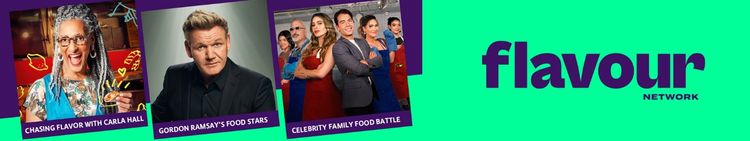 Chasing Flavor with Carla Hall, Gordon Ramsay's Food Stars et Celebrity Family Food Battle sur la chaîne Flavour Network