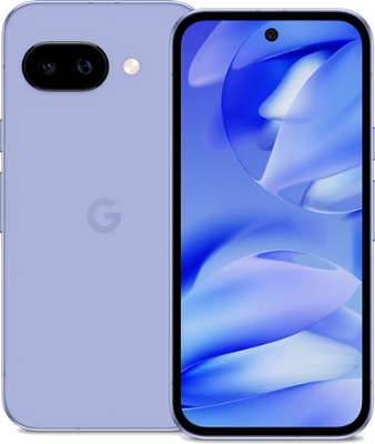 Google Pixel 9a, vue arrière et avant