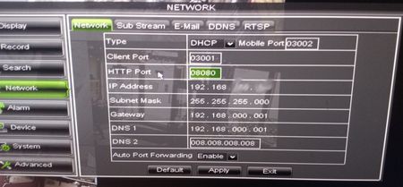 Configuration DHCP